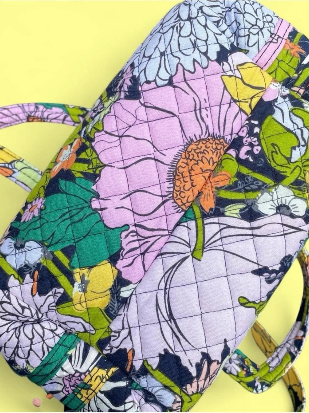 Vintage Vera Bradley Glenna Satchel Bloom Boom  floral satchel purse